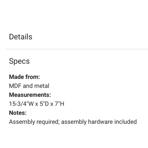 NIB Black Organization Bathroom Wall Shelf with Towel Bar! - Picture 6 of 6